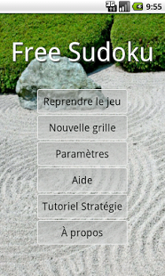 Capture d'écran Free Sudoku (en français)