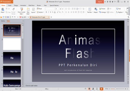 Capture d'écran WPS Office 2016 Capture d'écran WPS Office 2016