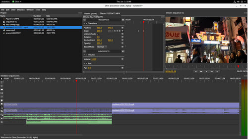 Capture d'écran Olive Video Editor Capture d'écran Olive Video Editor