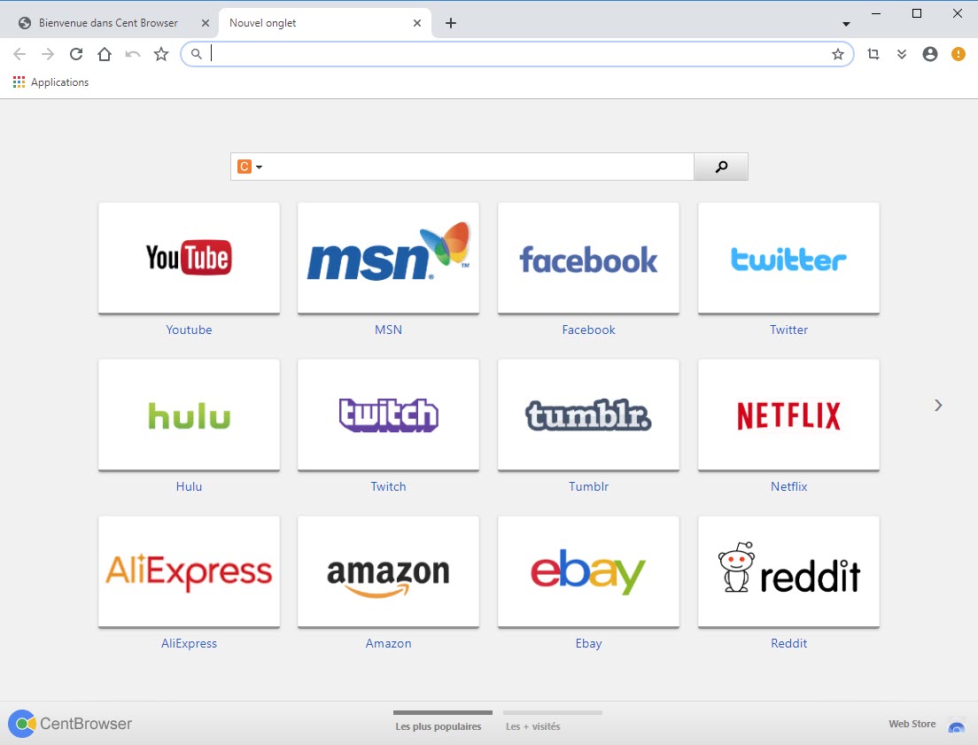 Capture d'écran Cent Browser Capture d'écran Cent Browser