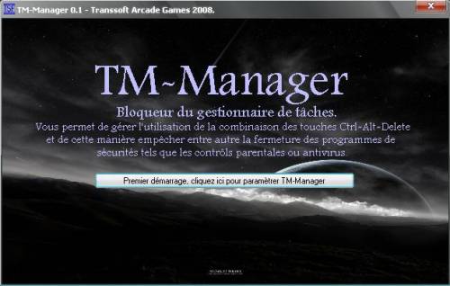 Capture d'écran TM-Manager