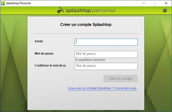 Capture d'écran Splashtop Capture d'écran Splashtop