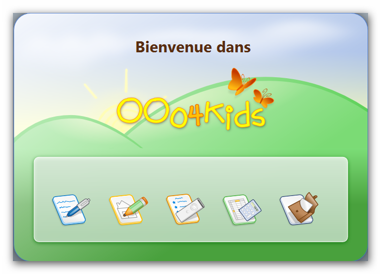 Capture d'écran OOo4Kids Capture d'écran OOo4Kids