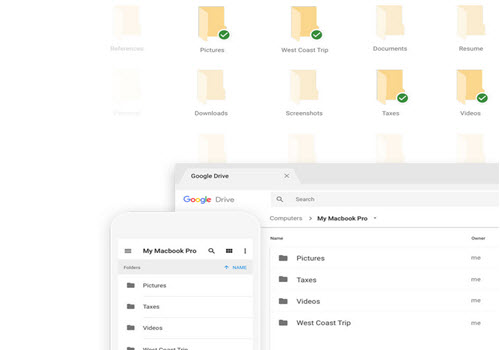 Capture d'écran Sauvegarde et Synchronisation de Google Drive