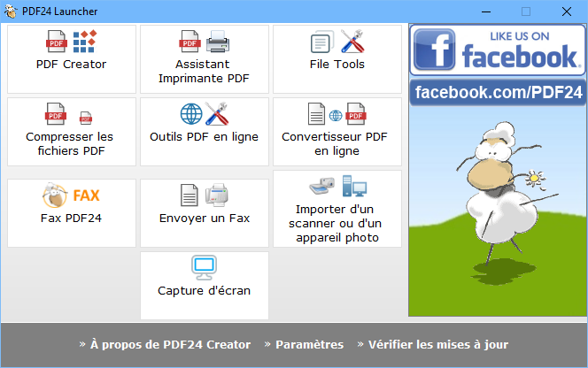 Capture d'écran PDF24 Capture d'écran PDF24