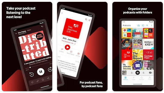 Capture d'écran Pocket Casts Android Capture d'écran Pocket Casts Android