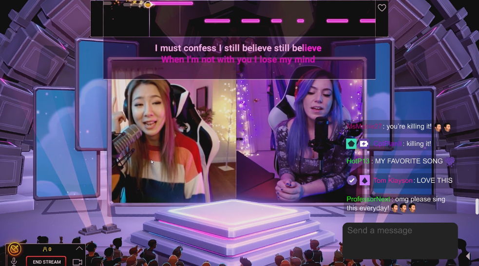 Capture d'écran Twitch Sings Capture d'écran Twitch Sings