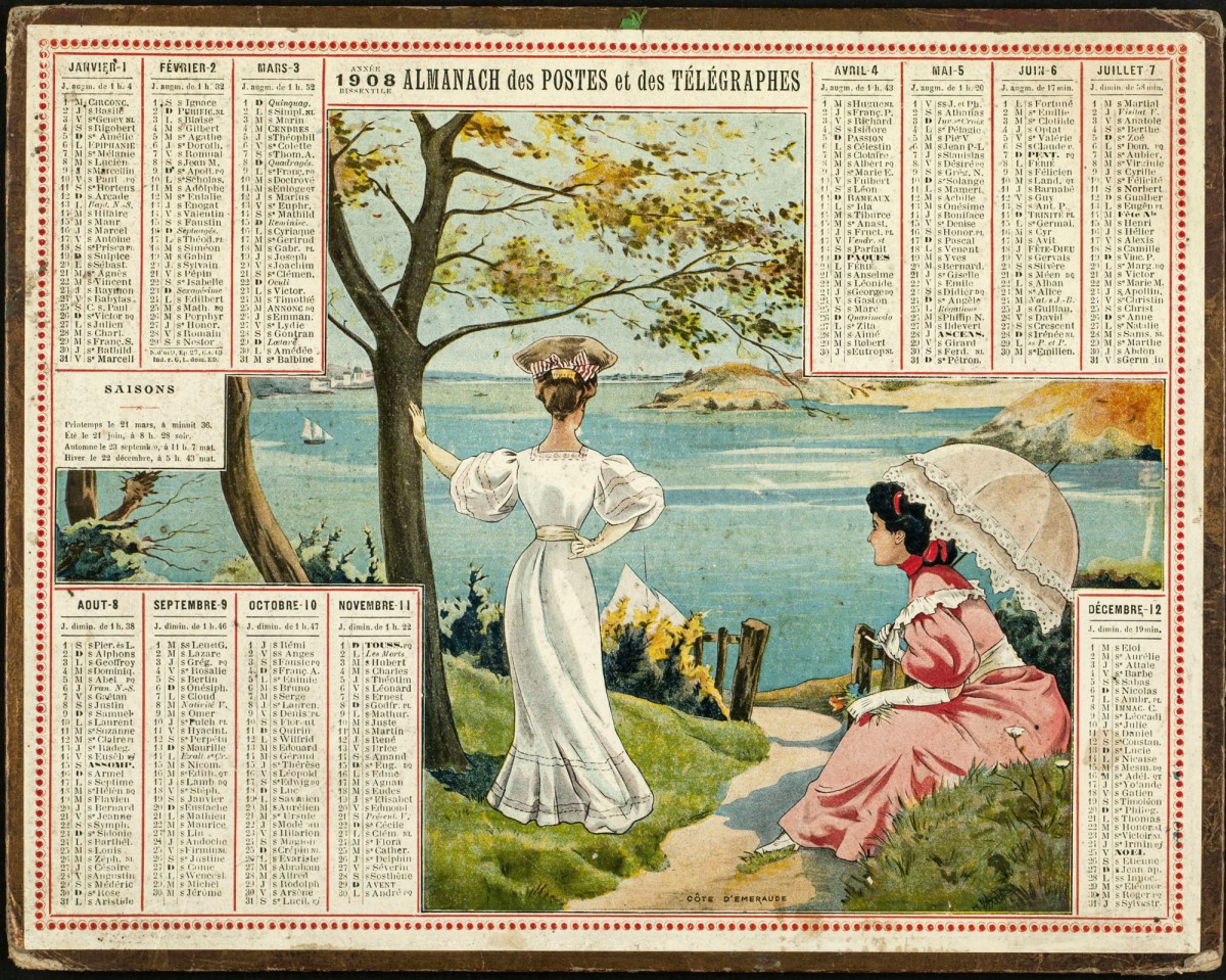Capture d'écran Pack de calendriers vintage 1908 – 2020 Capture d'écran Pack de calendriers vintage 1908 – 2020