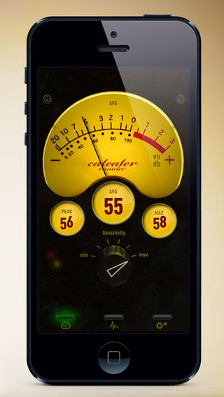 Capture d'écran Sonomère VU Mètre iOS Capture d'écran Sonomère VU Mètre iOS