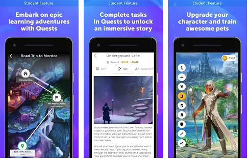 Capture d'écran Classcraft Android Capture d'écran Classcraft Android