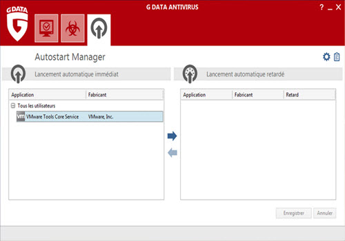 Capture d'écran G DATA Antivirus 2014 Capture d'écran G DATA Antivirus 2014