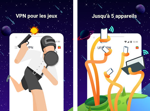 Capture d'écran UFO VPN Android Capture d'écran UFO VPN Android