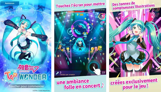 Capture d'écran Hatsune Miku – Tap Wonder iOS Capture d'écran Hatsune Miku – Tap Wonder iOS