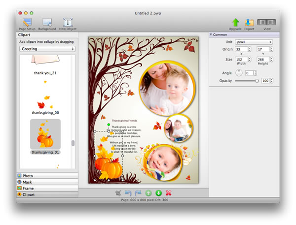 Capture d'écran Picture Collage Maker Mac Capture d'écran Picture Collage Maker Mac