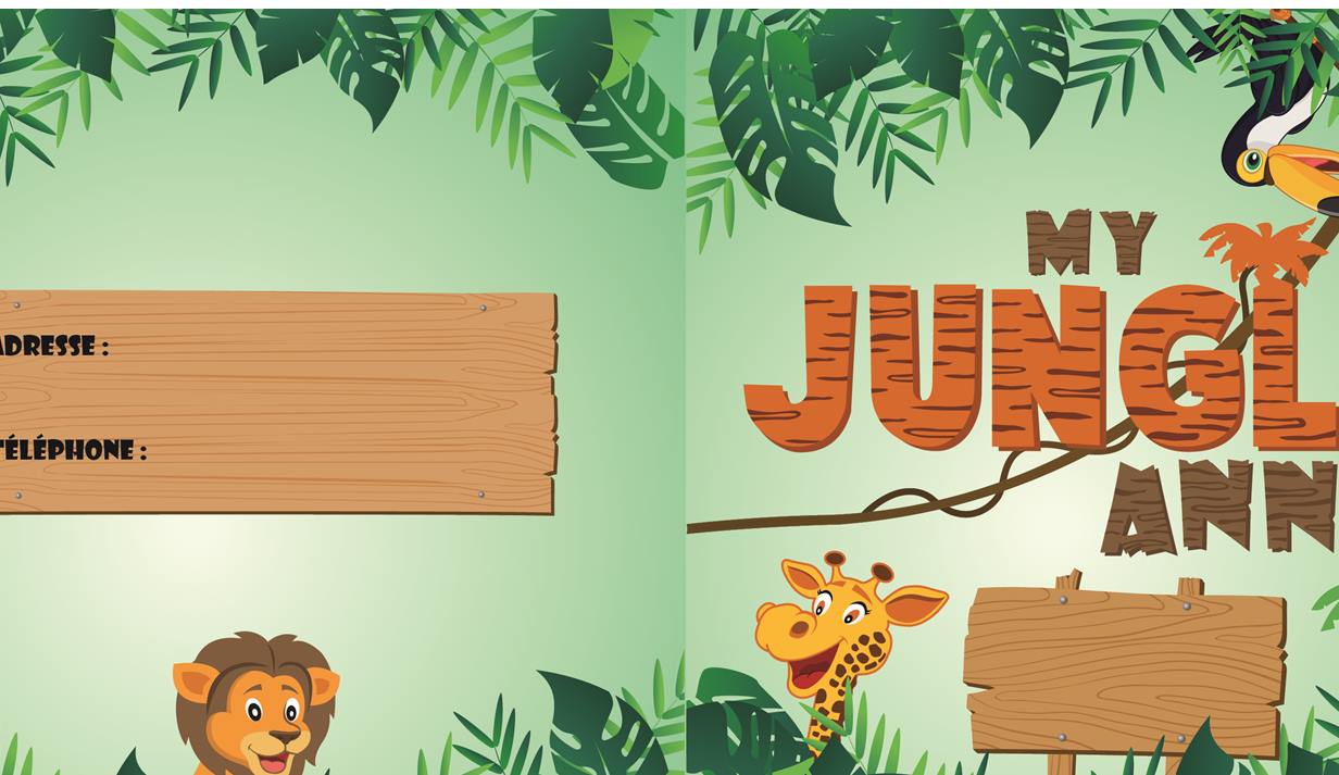 Download Carte D Invitation Anniversaire Jungle Logitheque English Download Carte D Invitation Anniversaire Jungle Logitheque English