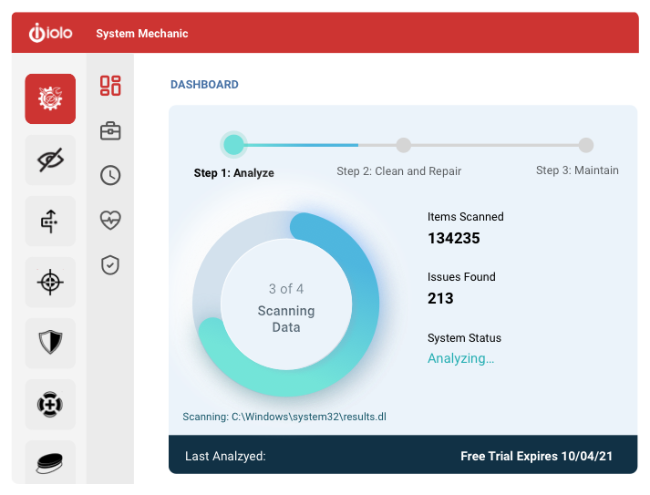 Capture d'écran System Mechanic Free 18.5.1.278.0 Capture d'écran System Mechanic Free 18.5.1.278.0