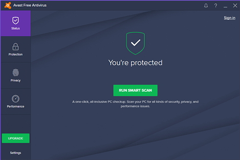 Capture d'écran Avast Internet Security Capture d'écran Avast Internet Security