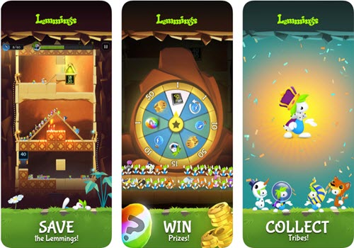 Capture d'écran Lemmings Android Capture d'écran Lemmings Android