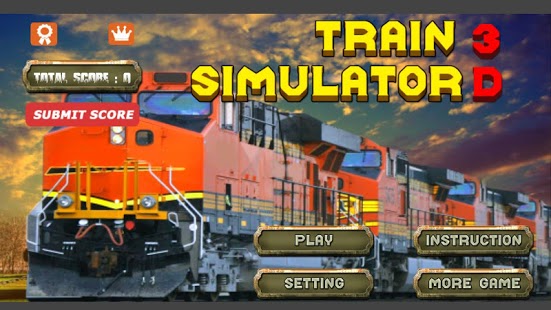 Capture d'écran Train Simulator 3D