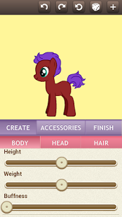 Capture d'écran Pony Creator