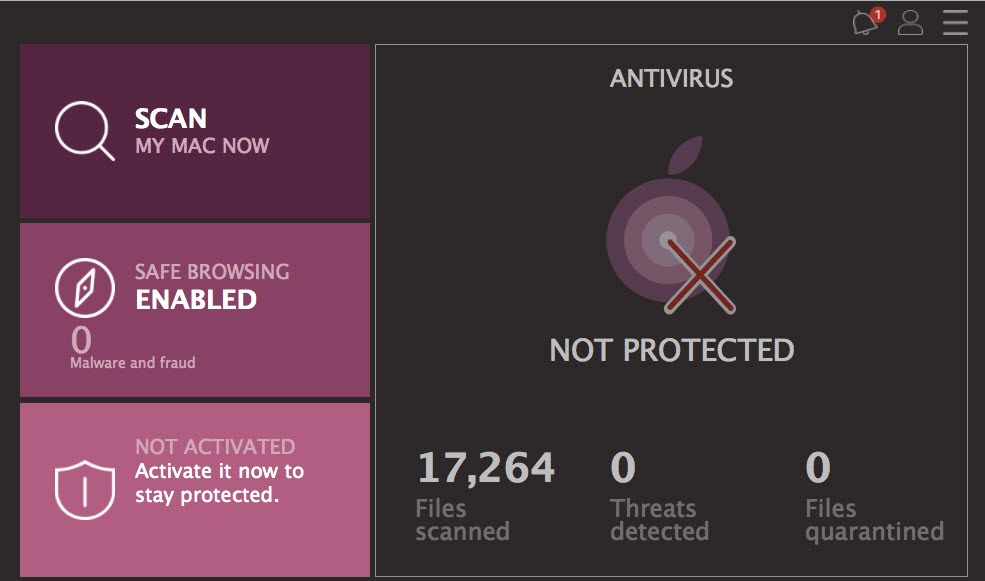 Capture d'écran Panda Antivirus for Mac Capture d'écran Panda Antivirus for Mac