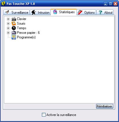 Capture d'écran Pas Touche XP