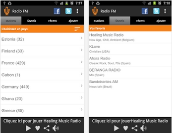 Capture d'écran Radio FM Android Capture d'écran Radio FM Android