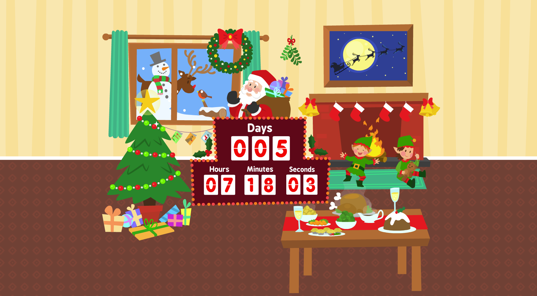 Capture d'écran Christmas Countdown Screensaver Capture d'écran Christmas Countdown Screensaver