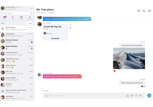 Capture d'écran Skype Mac Capture d'écran Skype Mac