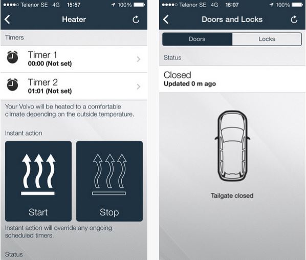 volvo on call android