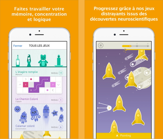 Capture d'écran Memorado iOS Capture d'écran Memorado iOS