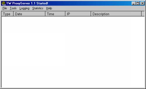 Capture d'écran Twilight Utilities Proxy Server Capture d'écran Twilight Utilities Proxy Server