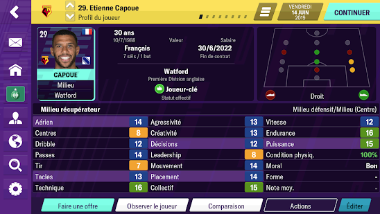 Capture d'écran Football Manager 2020 iOS Capture d'écran Football Manager 2020 iOS