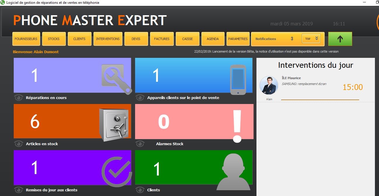 Capture d'écran Phone Master Expert v1/2019 Capture d'écran Phone Master Expert v1/2019