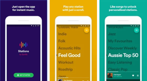 Capture d'écran Stations by Spotify pour Android