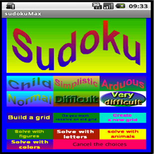 Capture d'écran SudokuMax
