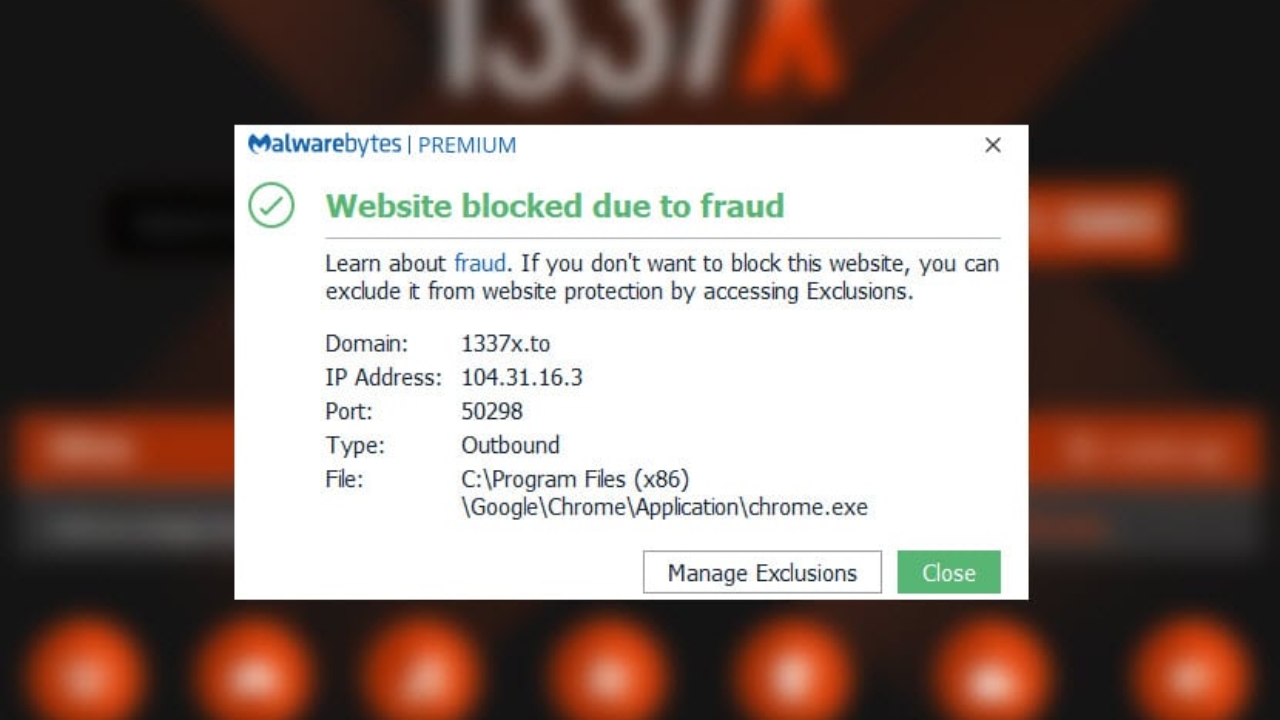 malwarebytes google user content blocked