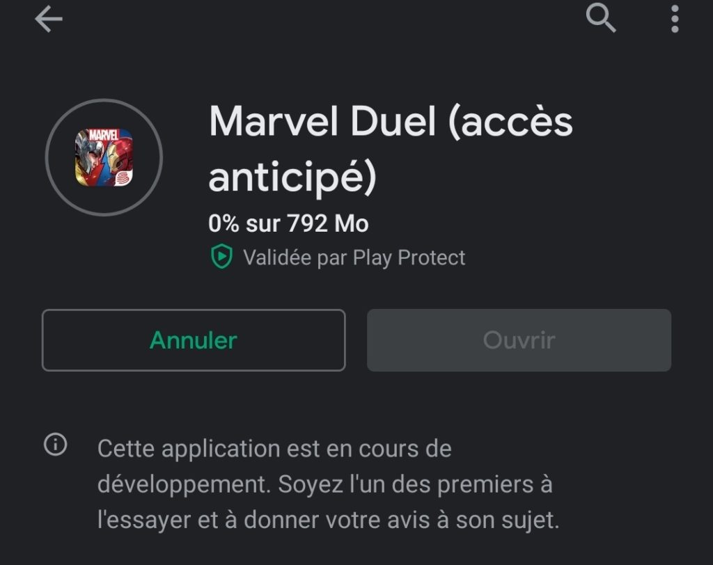 Marvel Duel Android Google Play