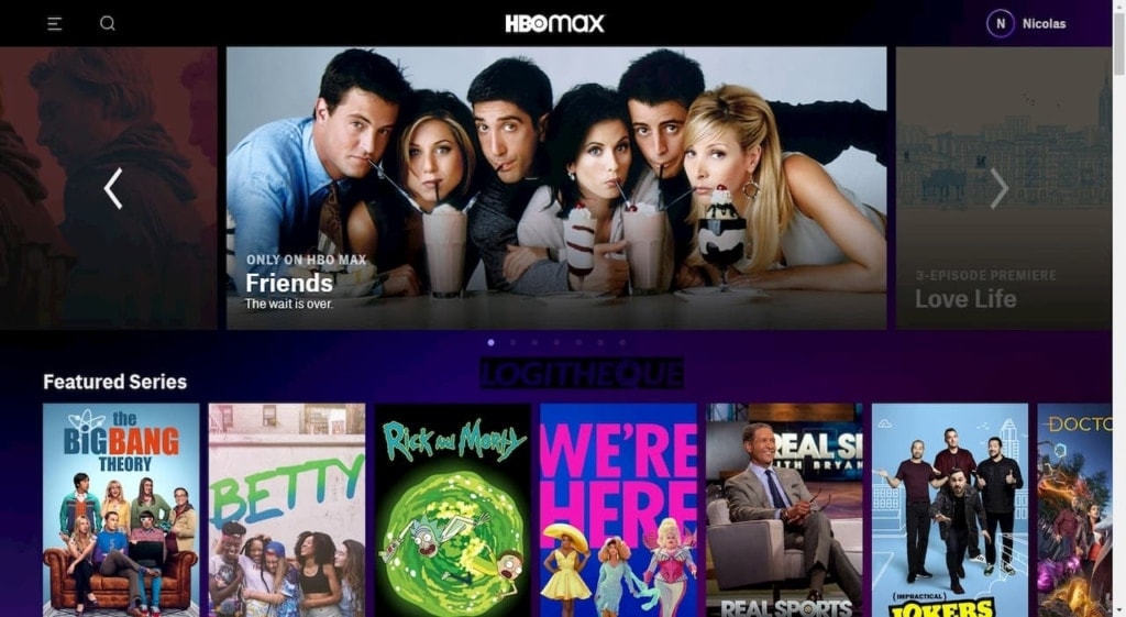 HBO Max Home