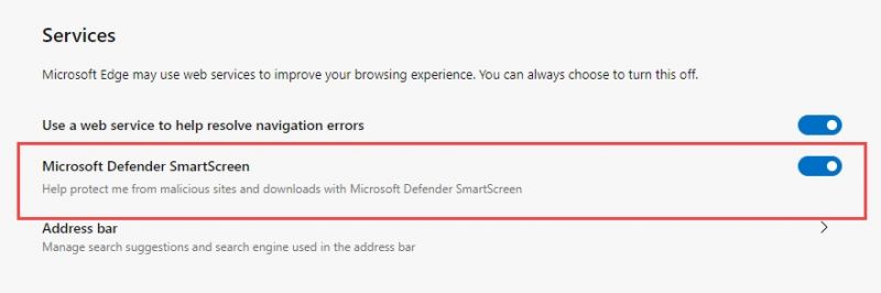 WINDOWS DEFENDER DEVIENT MICROSOFT DEFENDER Microsoft-Defender-SmartScreen-Setting-in-Chromium-Edge-browser