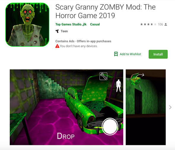 granny game play store