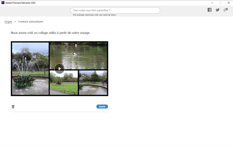 TEST D'ADOBE PREMIERE ELEMENTS 2020 : LE MONTAGE VIDÉO ACCESSIBLE Creation%20automatique