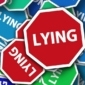 logo lying panneau stop