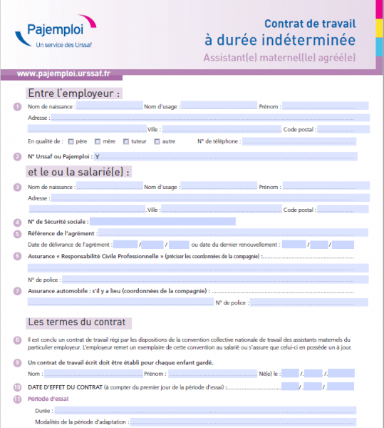 Modèles de documents spécifiques au monde du Travail