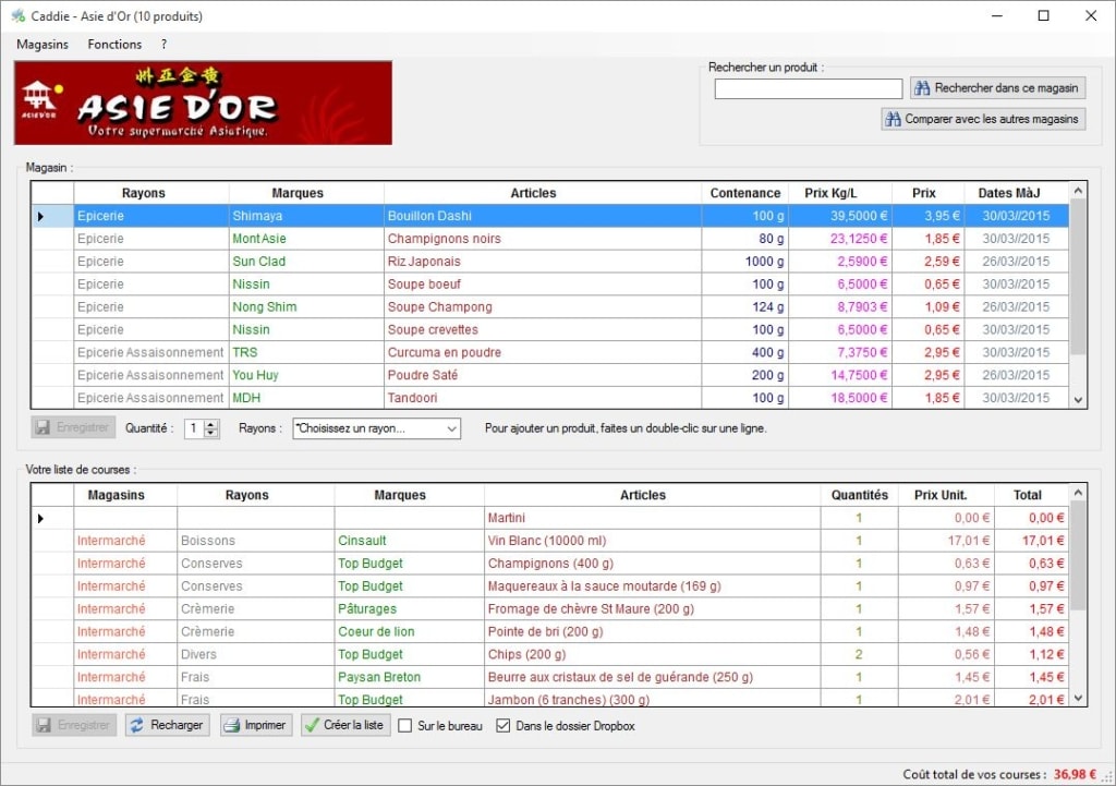 Applications Et Logiciels Pour Faire Ses Courses En Ligne Logitheque Selection Logiciels