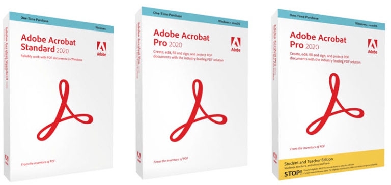 Adobe Acrobat 2020 est disponible